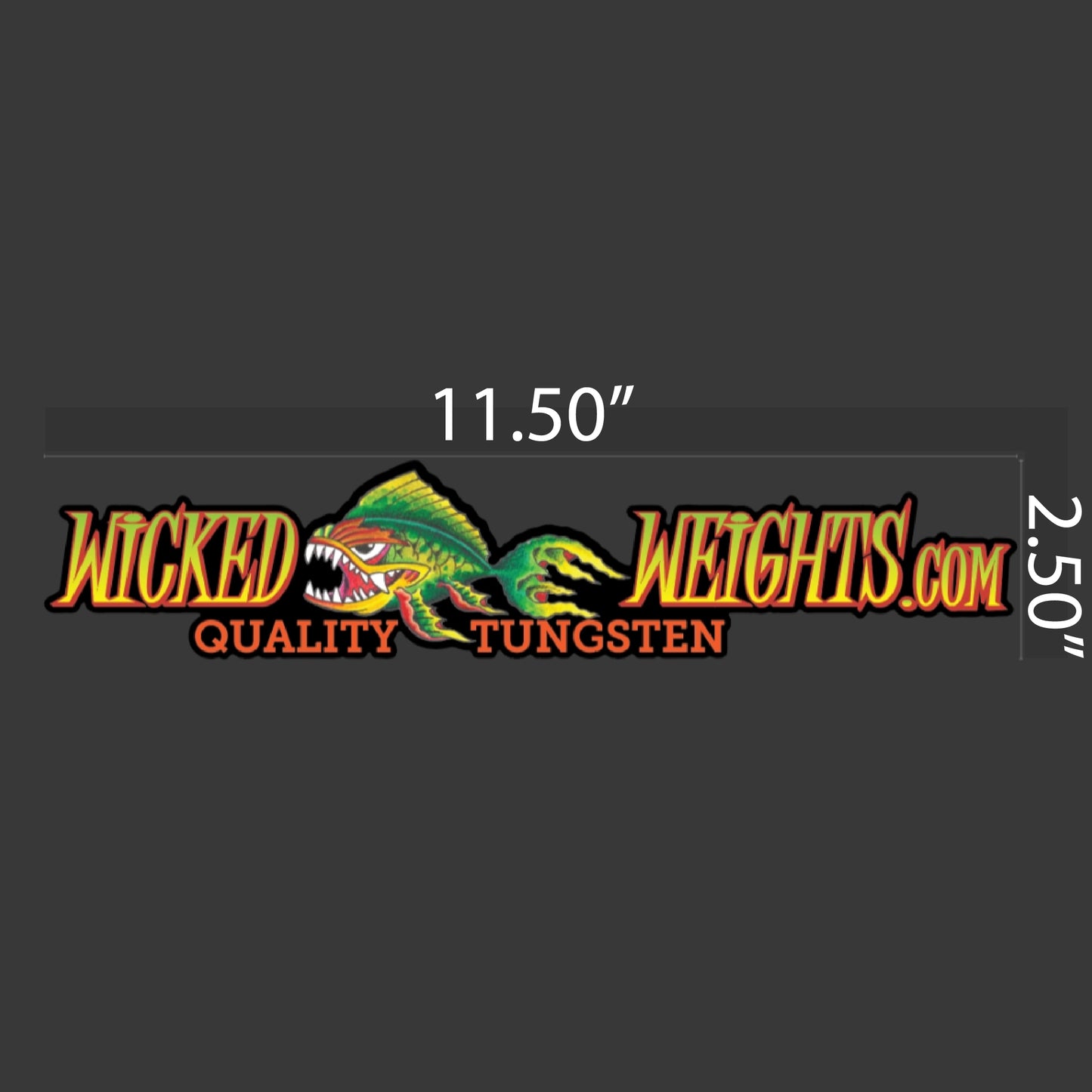 Wicked Weights Long Decal